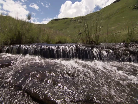 Rapidly flowing water Stock Footage 27344647