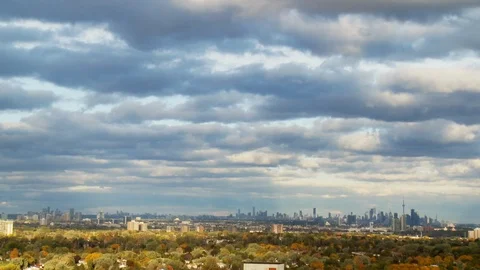 Rapidly moving clouds (time-lapse).  EX144 Stock Footage 96443433