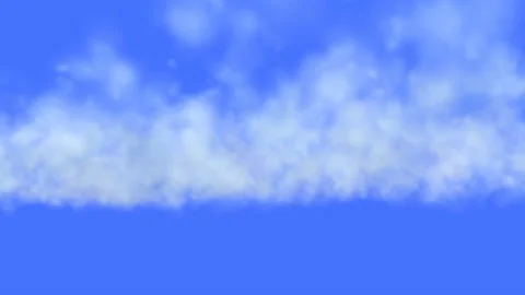 Rapidly moving towards the observer clouds Vidéo 93858067