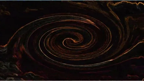 Rapidly rotating funnel Video stock 69078835