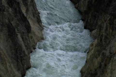 Rapids in canyon Stock Footage 269054