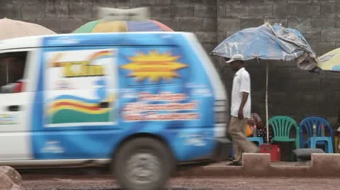 Rapids on the Congo River Stock Footage 21515214