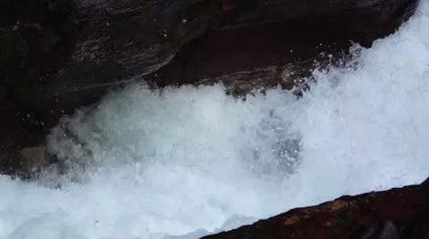 Rapids CU Stock Footage 18078517