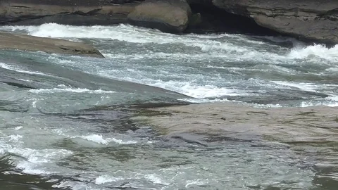Rapids at Cumberland Falls in Corbin, KY Stock Footage 79832175