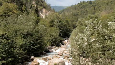 The rapids of a mountain river 스톡 동영상 87659965