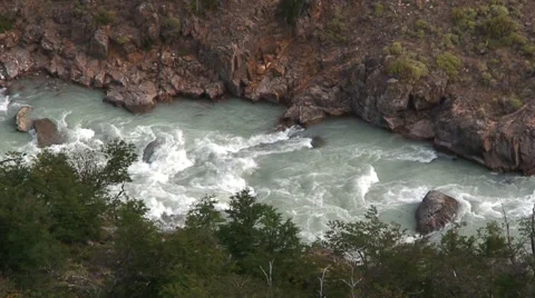 Rapids in the Mountains HD Video stock 40716156