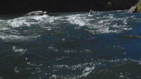 Rapids in a river Stock Footage 103812888