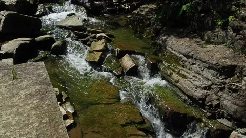 The rapids on the river Stock Footage 249373695
