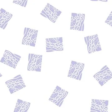 Rapids river glyph seamless pattern Stock Illustration
