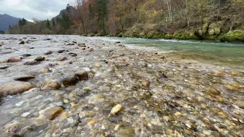 Rapids River Lammer Austria Stock Footage 221270324