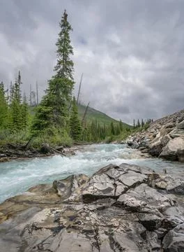 Rapids on the Vermilion River Stock Photos