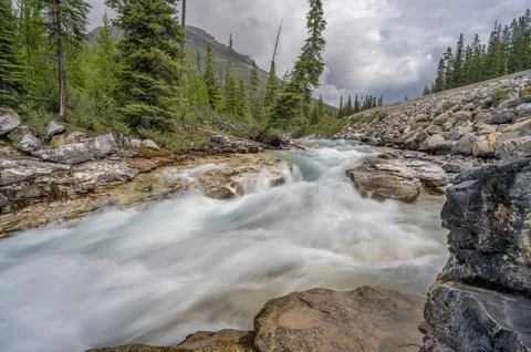 Rapids on the Vermilion River Stock Photos