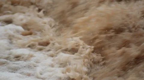 The rapids of the the Yellow River water Stock Footage 39260278