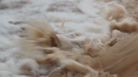 The rapids of the the Yellow River water Stock-Footage 39301311