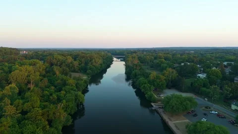 Rappahannock River Aerial Stock Footage 335845033