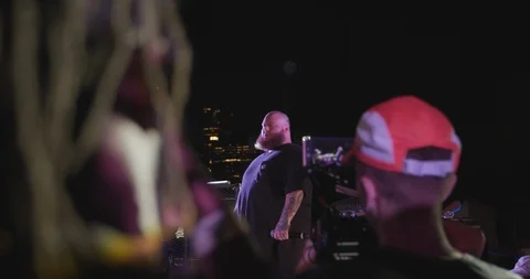 Rapper Action Bronson Performing In Brooklyn, New York 4K (Version 1) 库存影片 111602502
