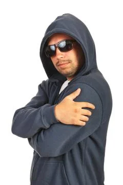 Rapper male posing Stock Photos