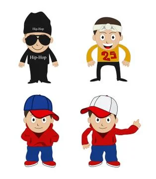 Rapper vector illustration Illustrazione stock