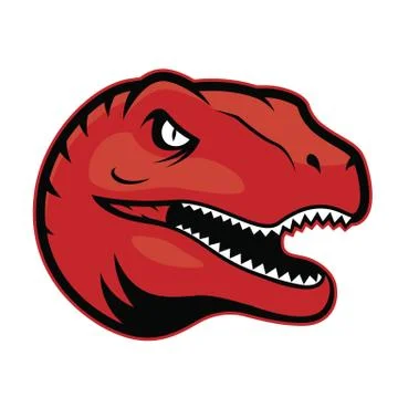 Raptor head mascot Stock Illustration