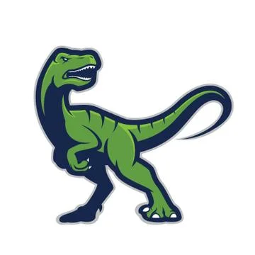 Raptor mascot Stock Illustration