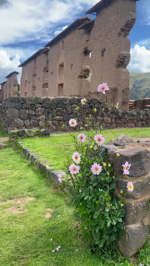 Raqchi is an Inca archaeological site Stock Footage 310267240