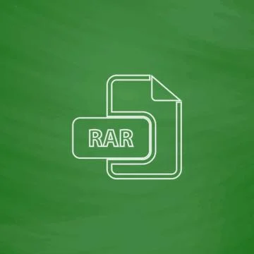 RAR computer symbol Stock Illustration