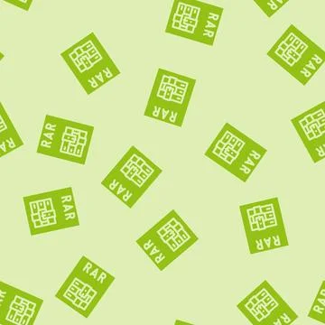 Rar file format document glyph vector seamless pattern イラスト素材