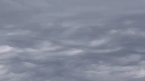 Rare asperitas clouds Stock Footage 169709940