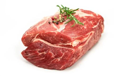 Rare beef isolated Foto stock