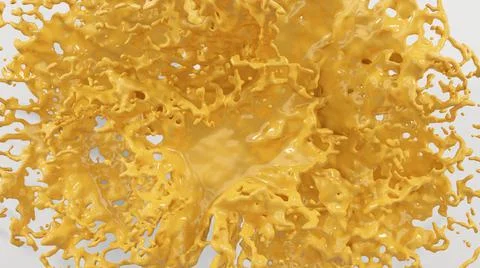 Rare Colored Liquid, Beverage Explosion Scene Stock Illustration