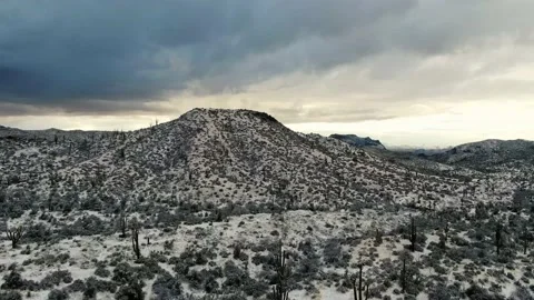 Rare Desert Snow Stock-Footage 147415147