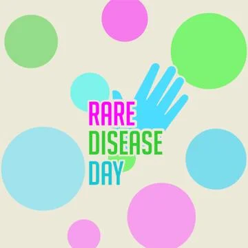 Rare Disease Day Stock Illustration