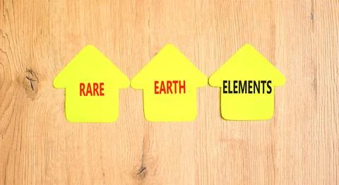 Rare earth elements symbol. Concept words Rare earth elements on beautiful .. Stock Photos