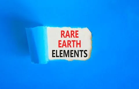 Rare earth elements symbol. Concept words Rare earth elements on beautiful .. Stock Photos