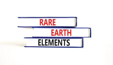 Rare earth elements symbol. Concept words Rare earth elements on beautiful .. Stock Photos