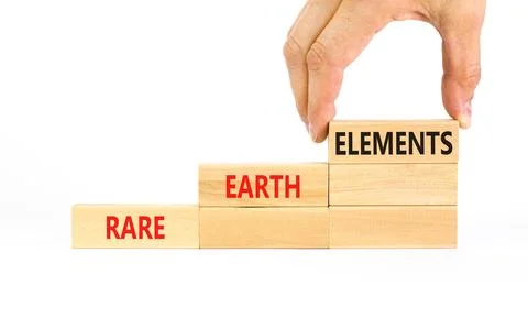 Rare earth elements symbol. Concept words Rare earth elements on beautiful .. Stock Photos