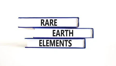Rare earth elements symbol. Concept words Rare earth elements on beautiful .. Stock Photos