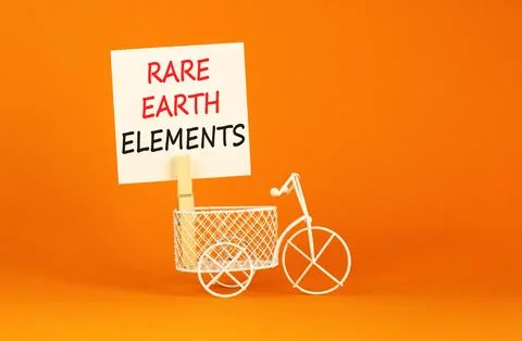 Rare earth elements symbol. Concept words Rare earth elements on beautiful .. Stock Photos