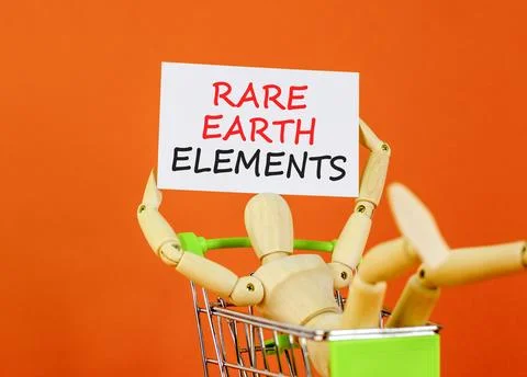 Rare earth elements symbol. Concept words Rare earth elements on beautiful .. Stock Photos