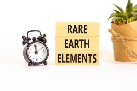 Rare earth elements symbol. Concept words Rare earth elements on beautiful .. Stock Photos