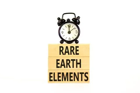 Rare earth elements symbol. Concept words Rare earth elements on beautiful .. Stock Photos