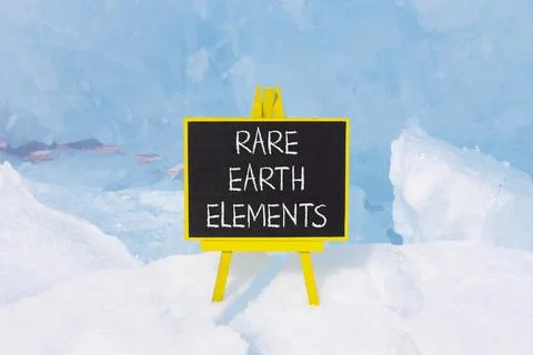 Rare earth elements symbol. Concept words Rare earth elements on beautiful .. Stock Photos