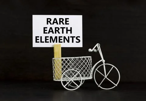 Rare earth elements symbol. Concept words Rare earth elements on beautiful .. Stock Photos