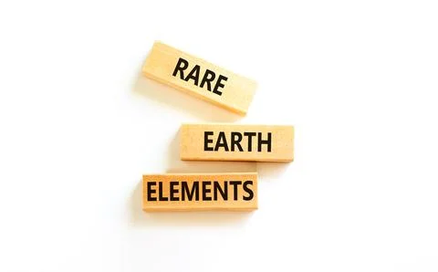 Rare earth elements symbol. Concept words Rare earth elements on beautiful .. Stock Photos