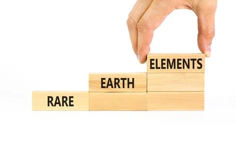 Rare earth elements symbol. Concept words Rare earth elements on beautiful .. Stock Photos