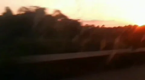 Rare Evening Sun Stock Footage 251051201