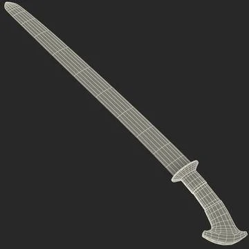 3d Model: Rare Moro Sword ~ Buy Now #91483429 