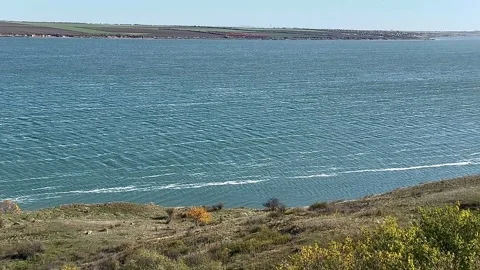 Rare natural phenomenon Square waves. Video stock 293972074