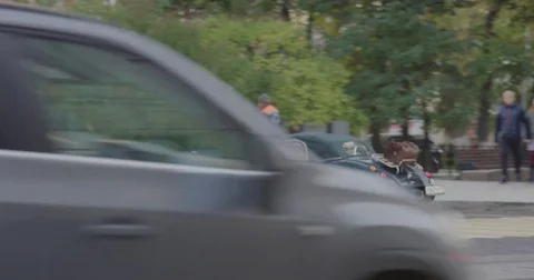 Rare old classic car Stock Footage 80871180