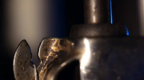 Rare sewing machine. Sequence 5 Stock Footage 619874